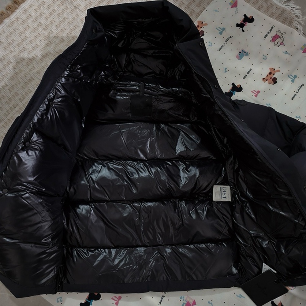 Moncler Black Hooded Down Jacket - Picture 11 of 13
